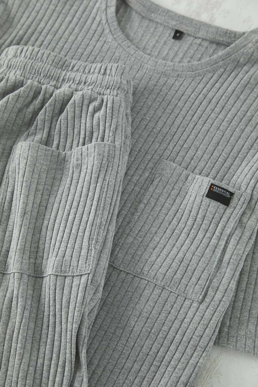TRENDYOL MAN Lacivert Oversize Fit Fitilli Orme Sortlu Pijama Tak?m? TMNSS25PT00030 - Trendyolmilla фото 3
