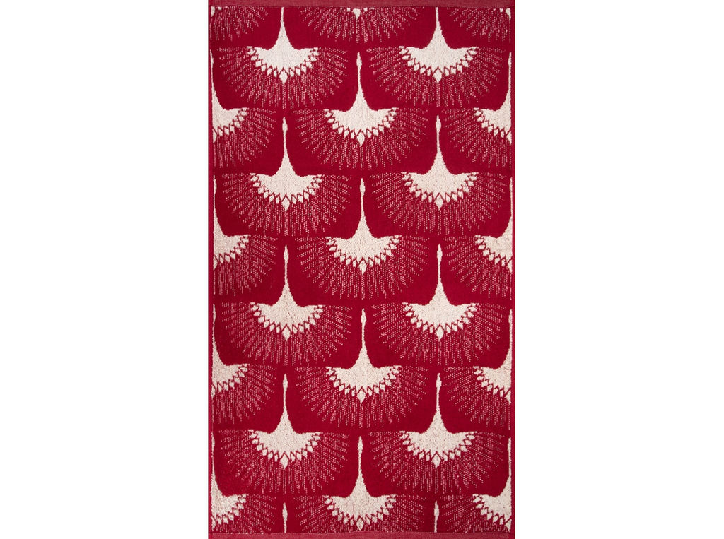 6с103.412ж1 Китайский журавль(бордо) Полотенце махровое 50х90см