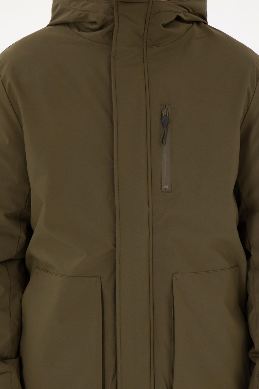 Мужское пальто цвета хаки Неожиданная скидка в корзине - U.s. polo assn фото 6