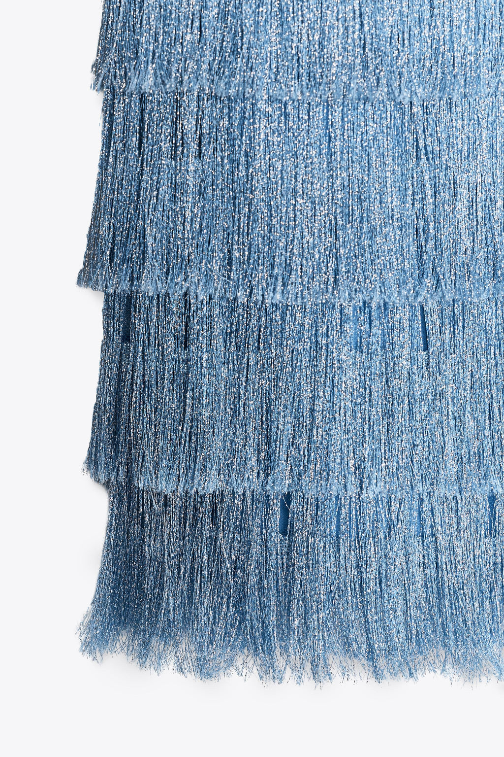 FRINGED SHORT DRESS - Zara фото 7