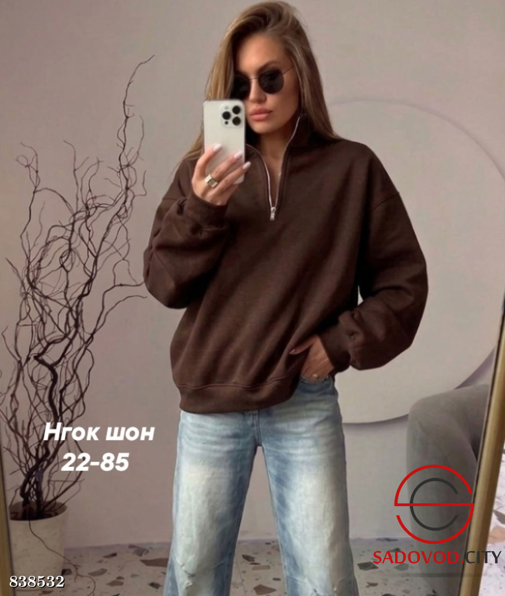 Кофта женская на полузамке - Bruno фото 2