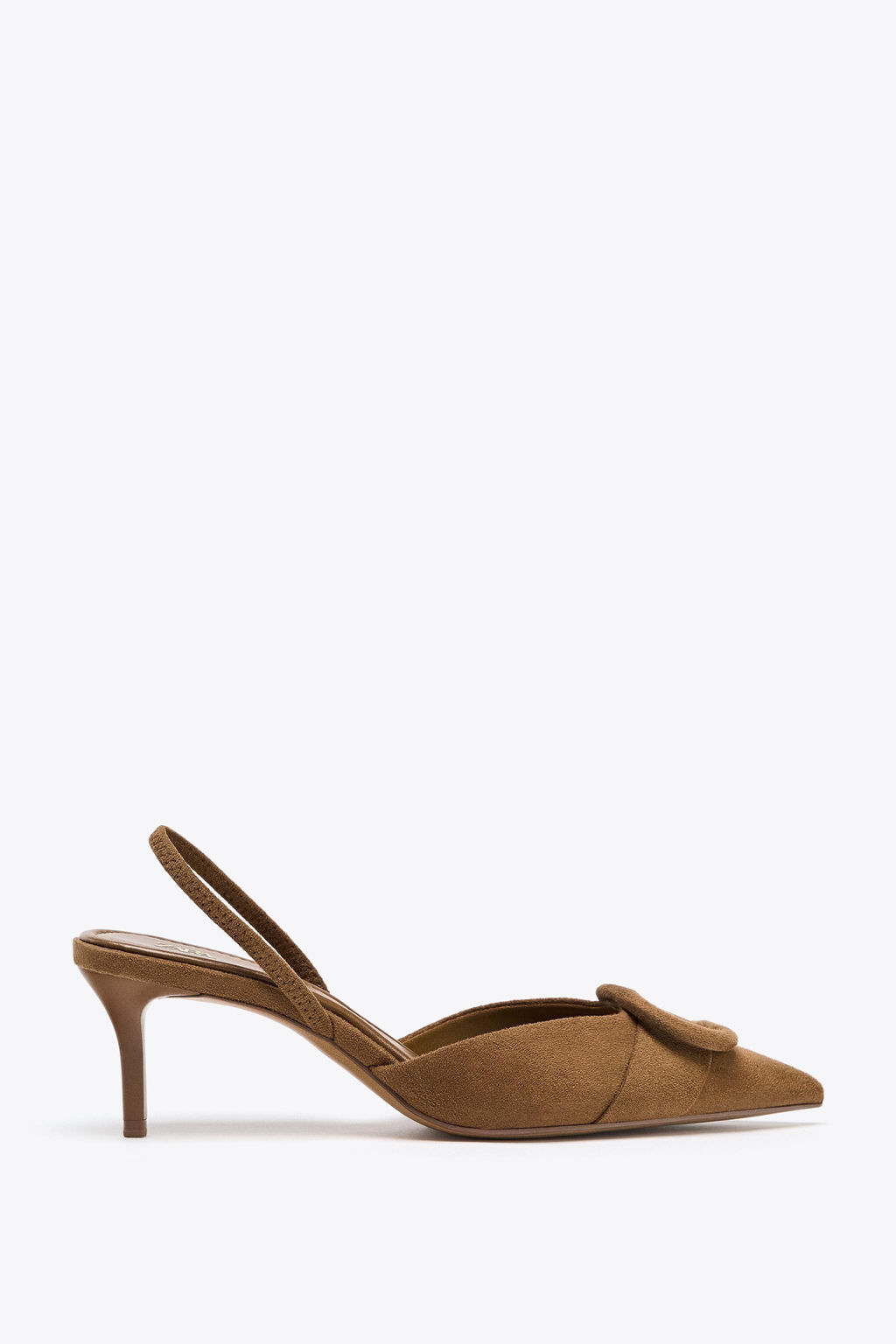 SLINGBACK SHOES WITH PIECE DETAIL - Zara фото 3
