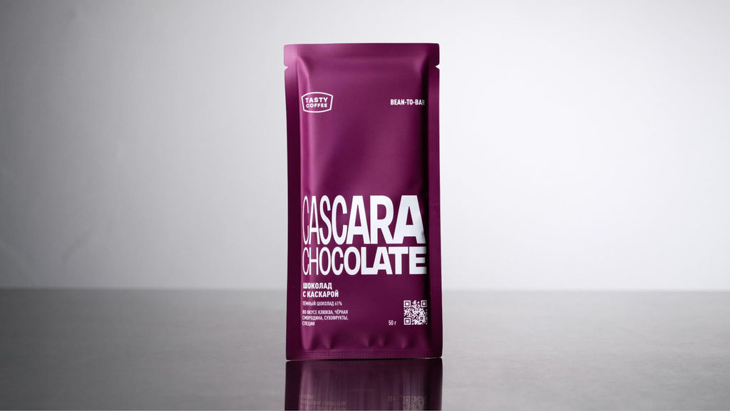 Шоколад горький с каскарой, 50 г