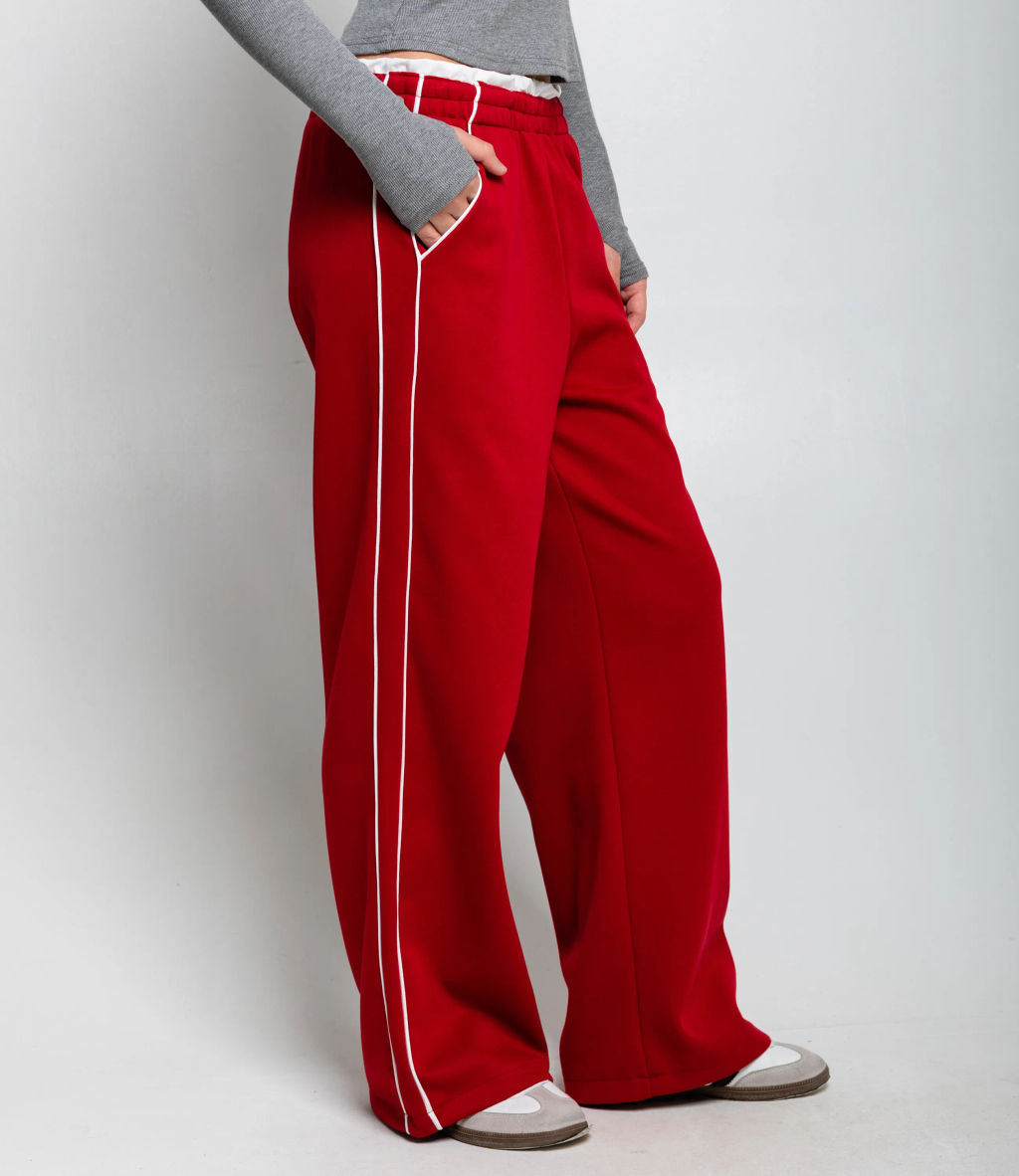 Спортивные брюки #КТ6661 (2), красный - Dommod фото 3