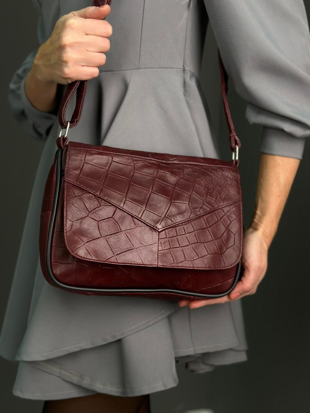 Сумка женская из телячьей кожи