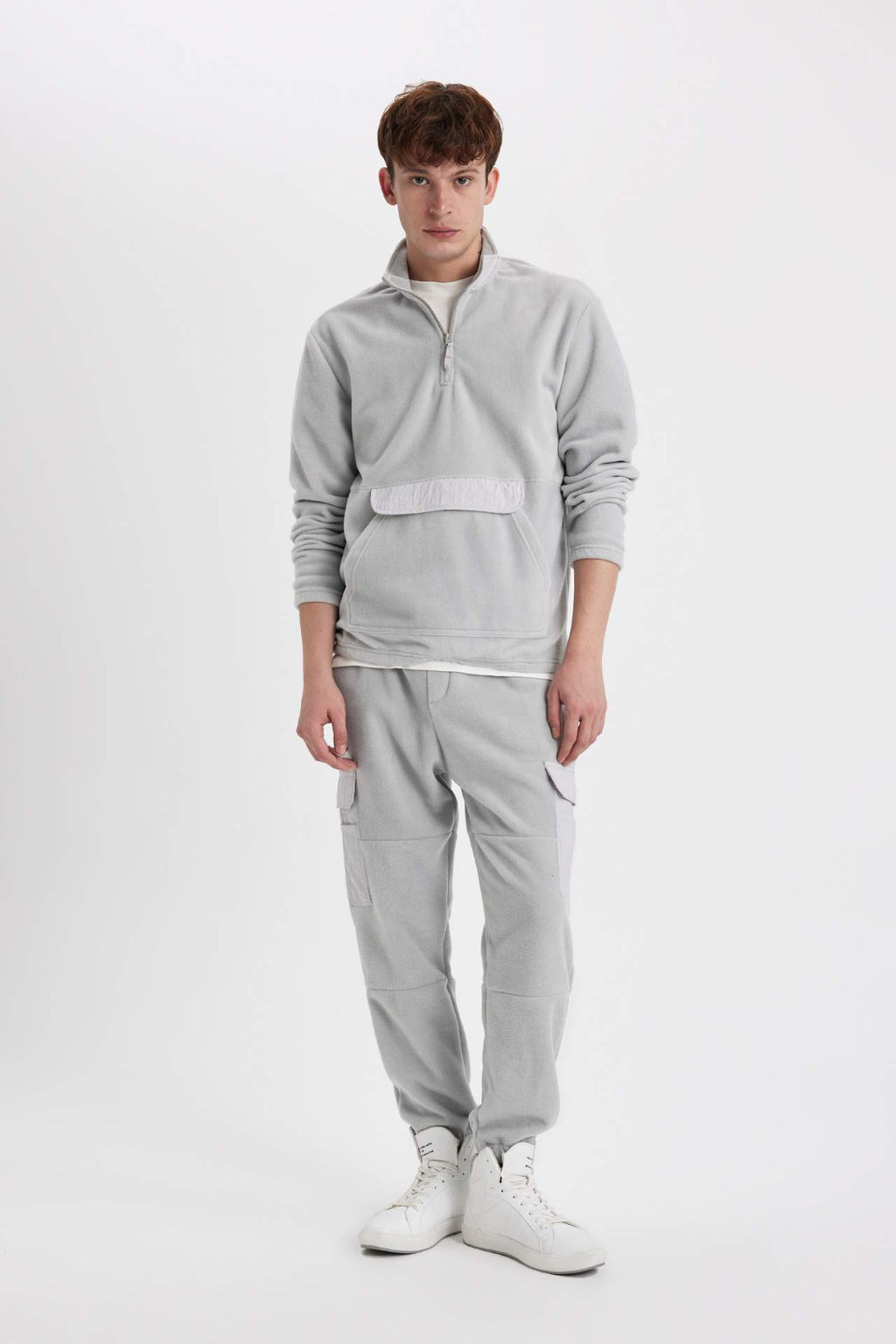 Regular Fit Polar Esofman Alt? Beli Pacas? Lastikli Kargo Cepli - Defacto фото 4