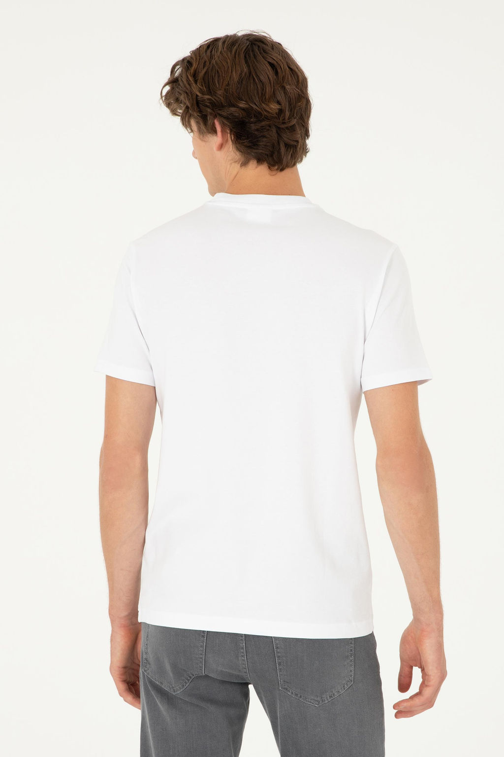 Erkek Beyaz Ti__rt - U.s. polo assn фото 5