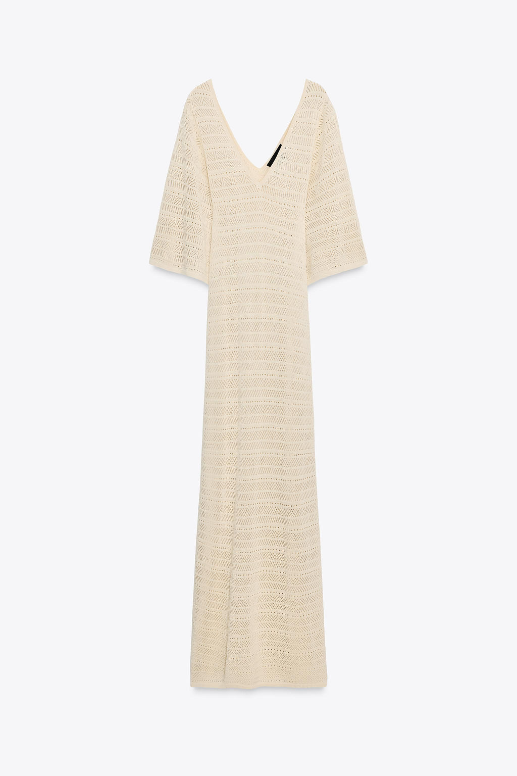 POINTELLE KNIT MAXI DRESS - Zara фото 16