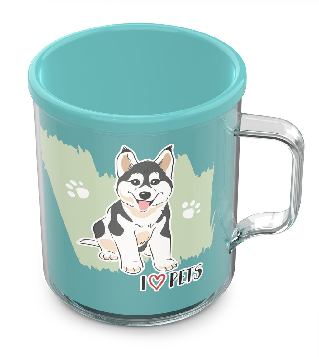 Термокружка п/эт. 0,4л "Собаки"