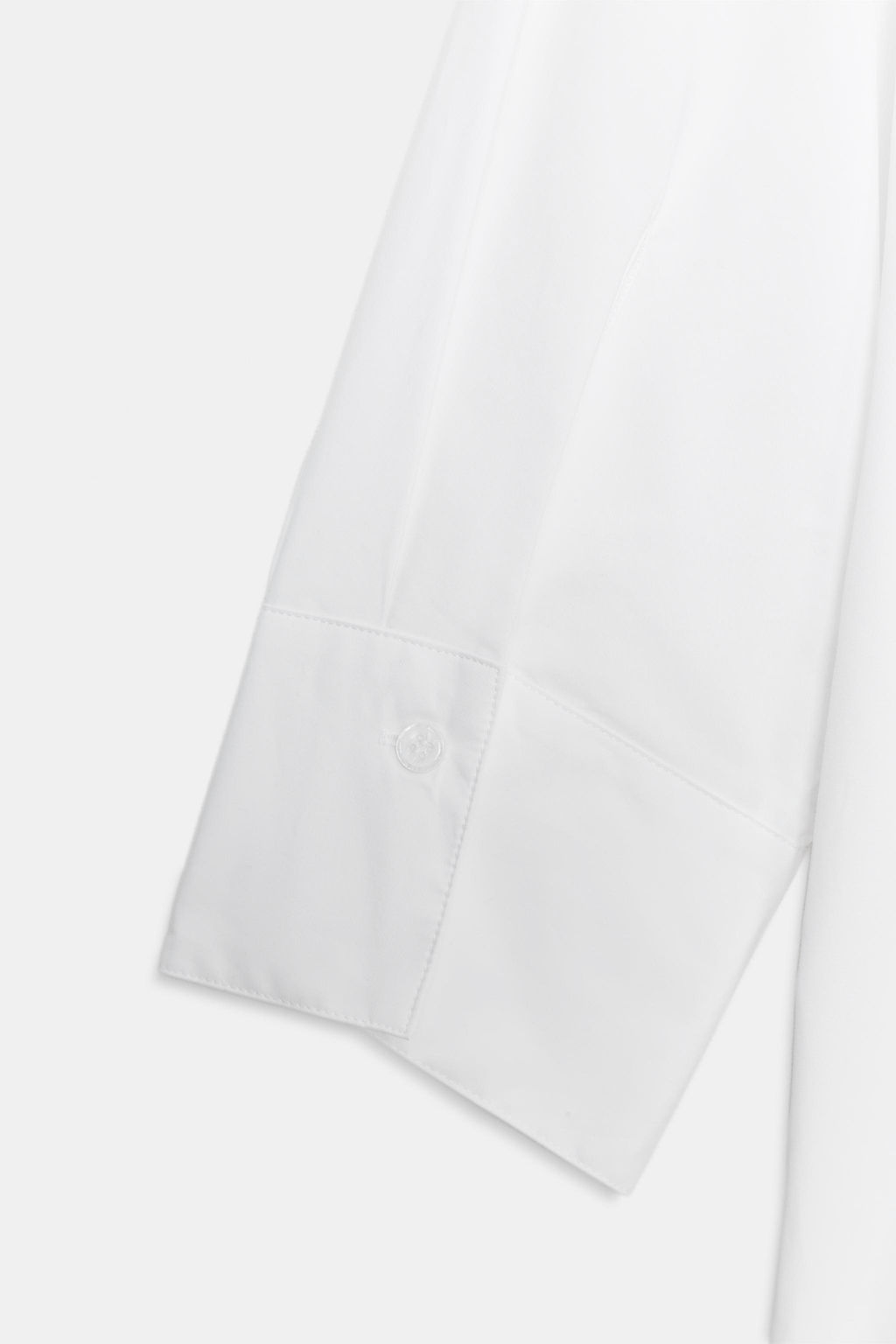 CAMISA ESCOTE PICO ZW COLLECTION / Blanco - Zara фото 7