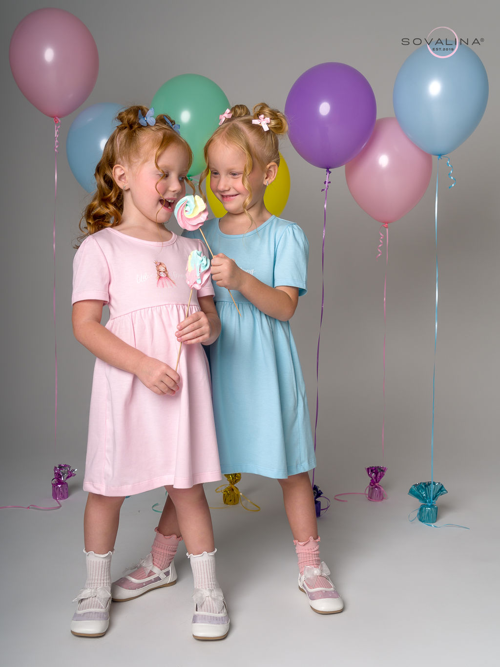Платье Аленка к/р SG голубой Princess Р - Sovalina фото 10