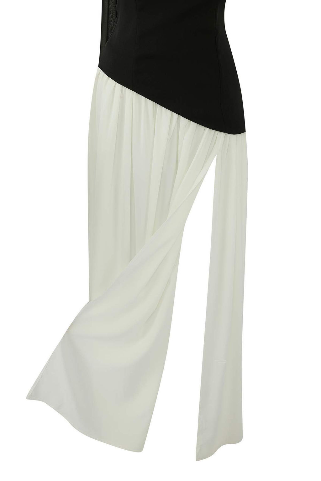 Siyah-Beyaz A Kesim SalDetayl? Maxi S?k Abiye Gece Mezuniyet Elbisesi TPRSS25EL00310 - Trendyolmilla фото 6