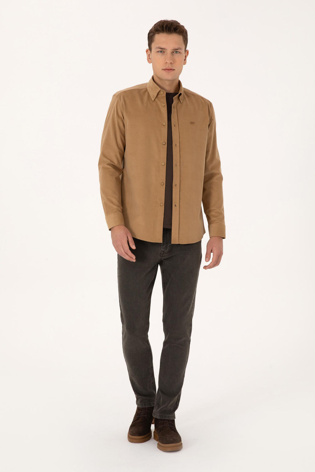 Erkek Hardal Uzun Kollu G_mlek - U.s. polo assn фото 4