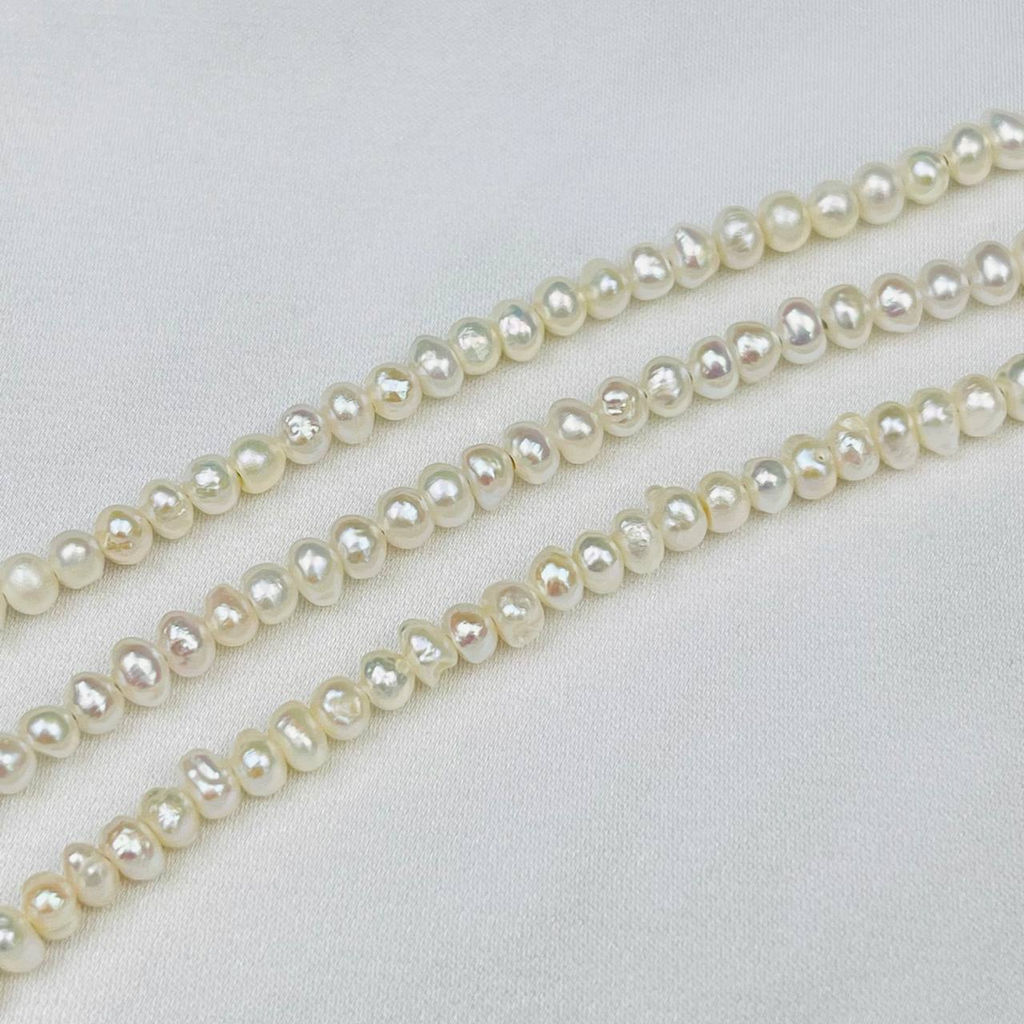 Бусины для украшений из белого Жемчуга 38 см