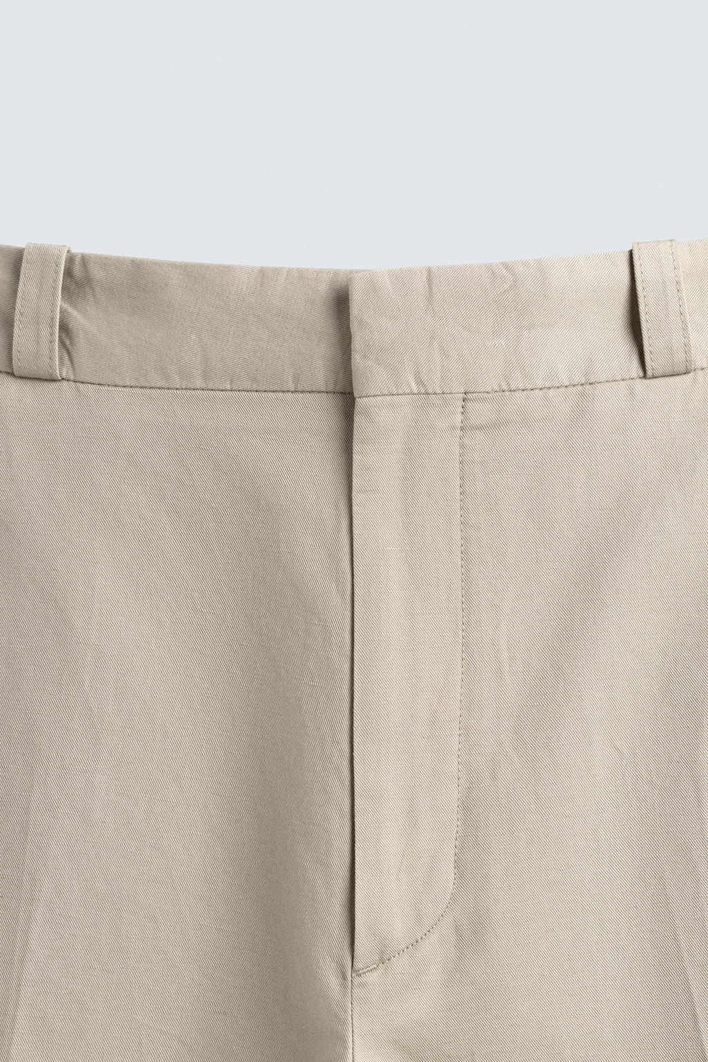 PANTAL?N CHINO STRAIGHT FIT ALGOD?N - LINO / Beige vigor?