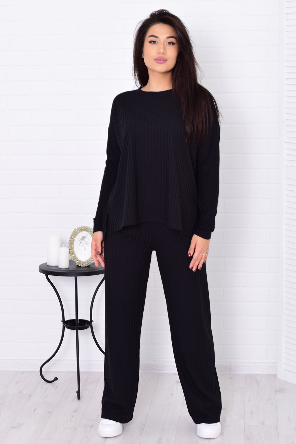 *Костюм женский Ф-5-016 (черный)