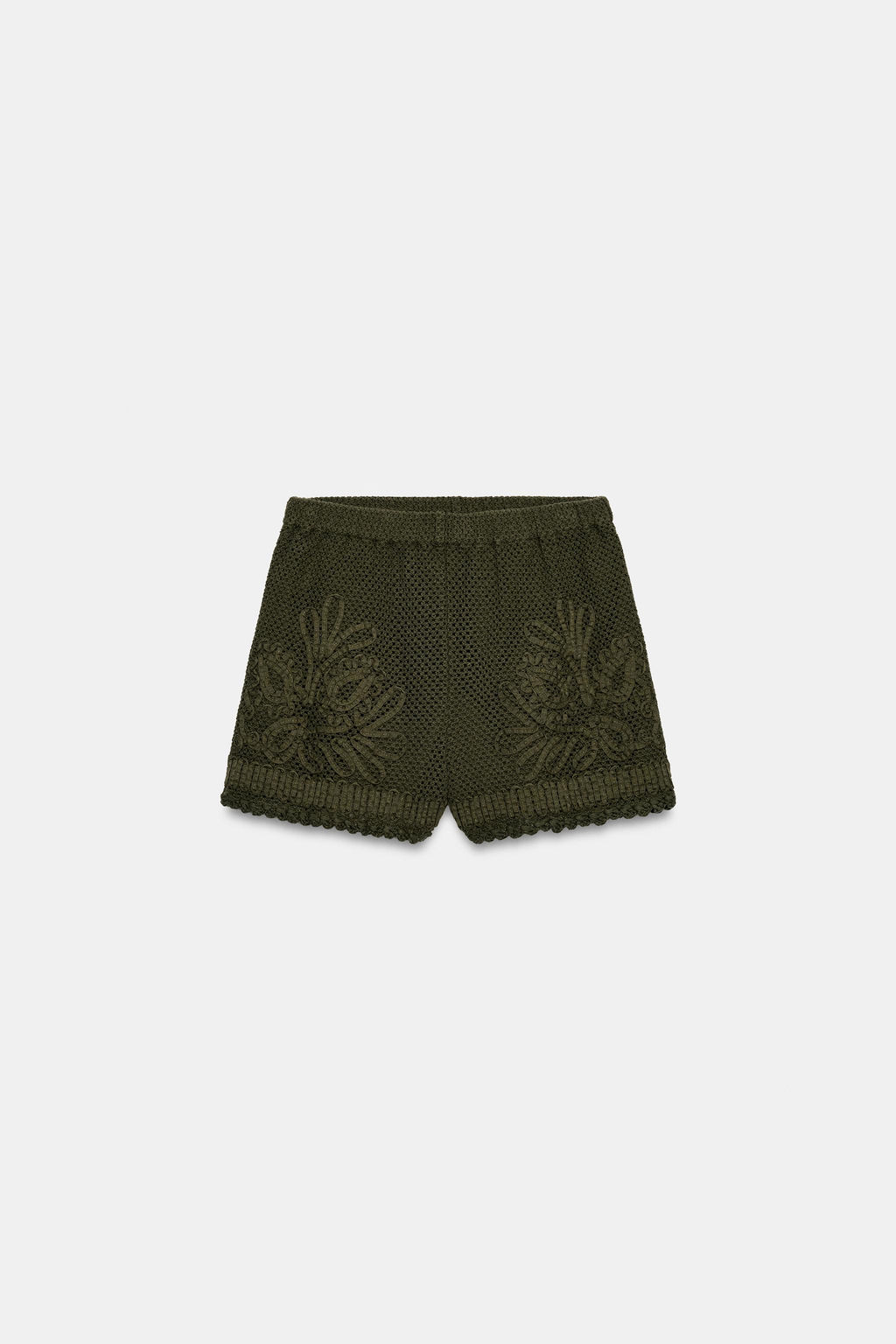 SHORTS COMBINADOS CROCHET / Khaki - Zara фото 7