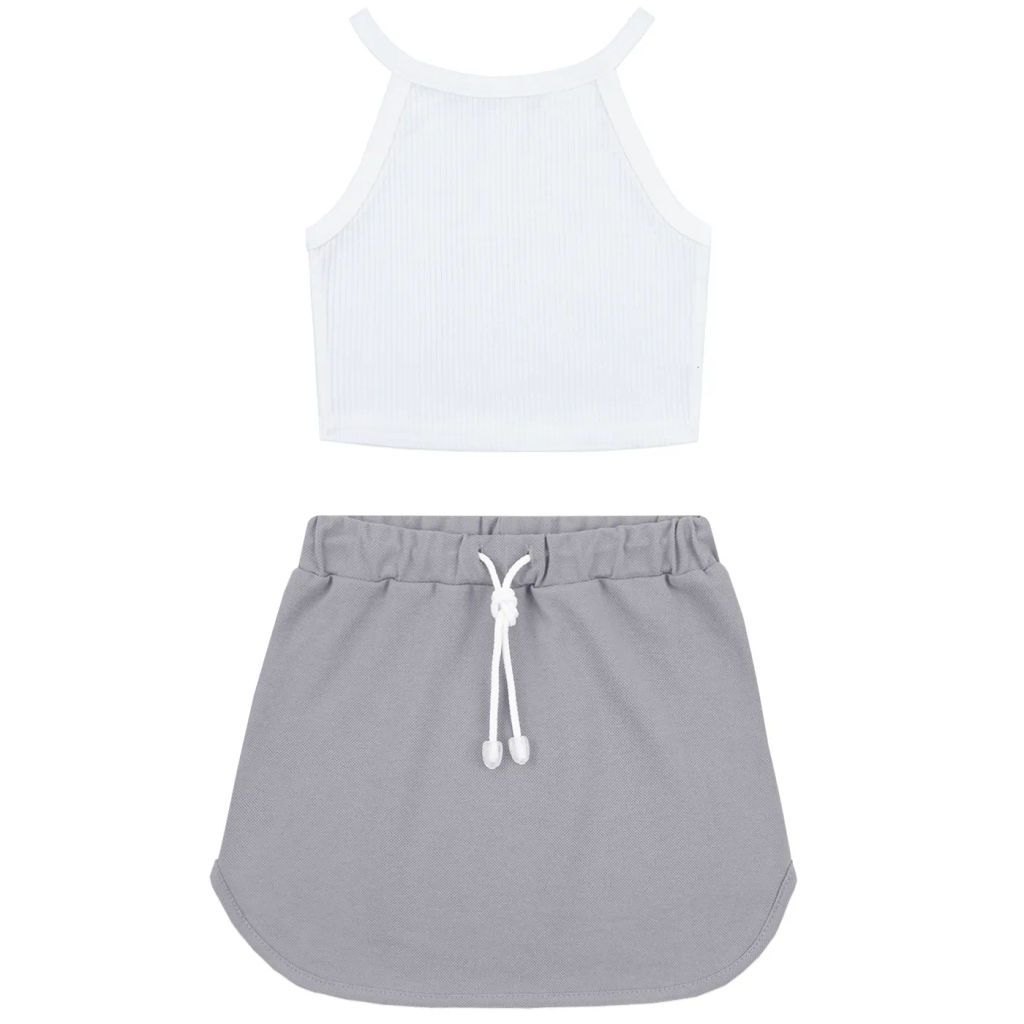 Комплект топ рибана, юбка пике 7001900303 - Youlala фото 24