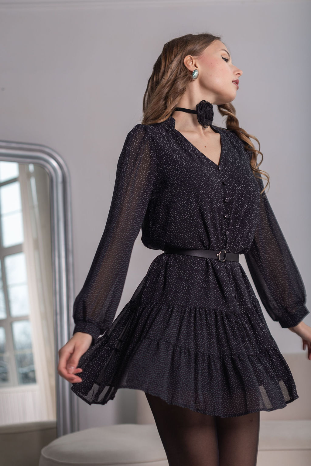 Платье Трэвис (черный) - Nadi bordo фото 6