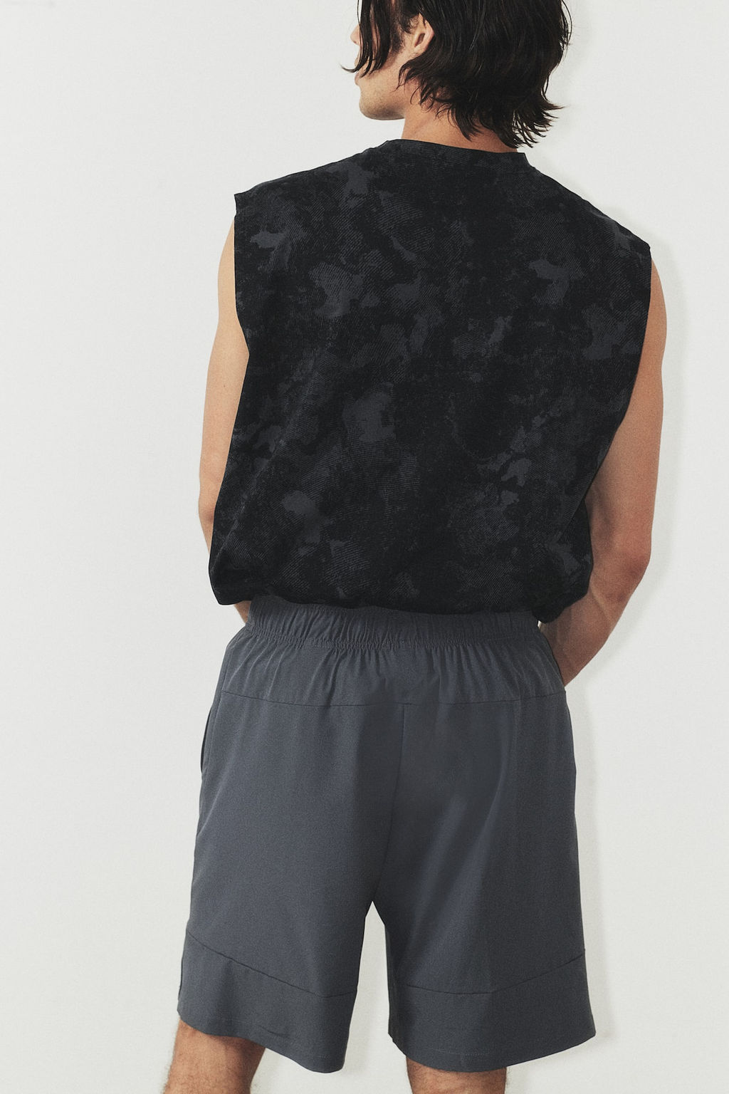 Pantalon corto de entrenamiento en DryMove - H&m фото 2
