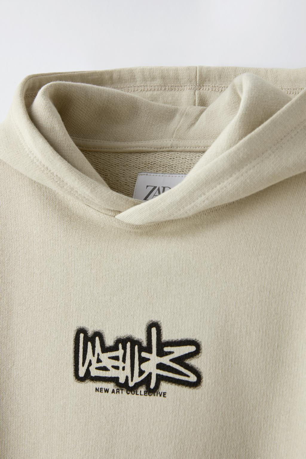 SLOGAN PRINT HOODIE - Zara фото 3