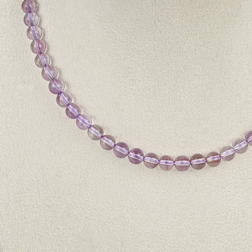 Колье из лавандового Аметиста