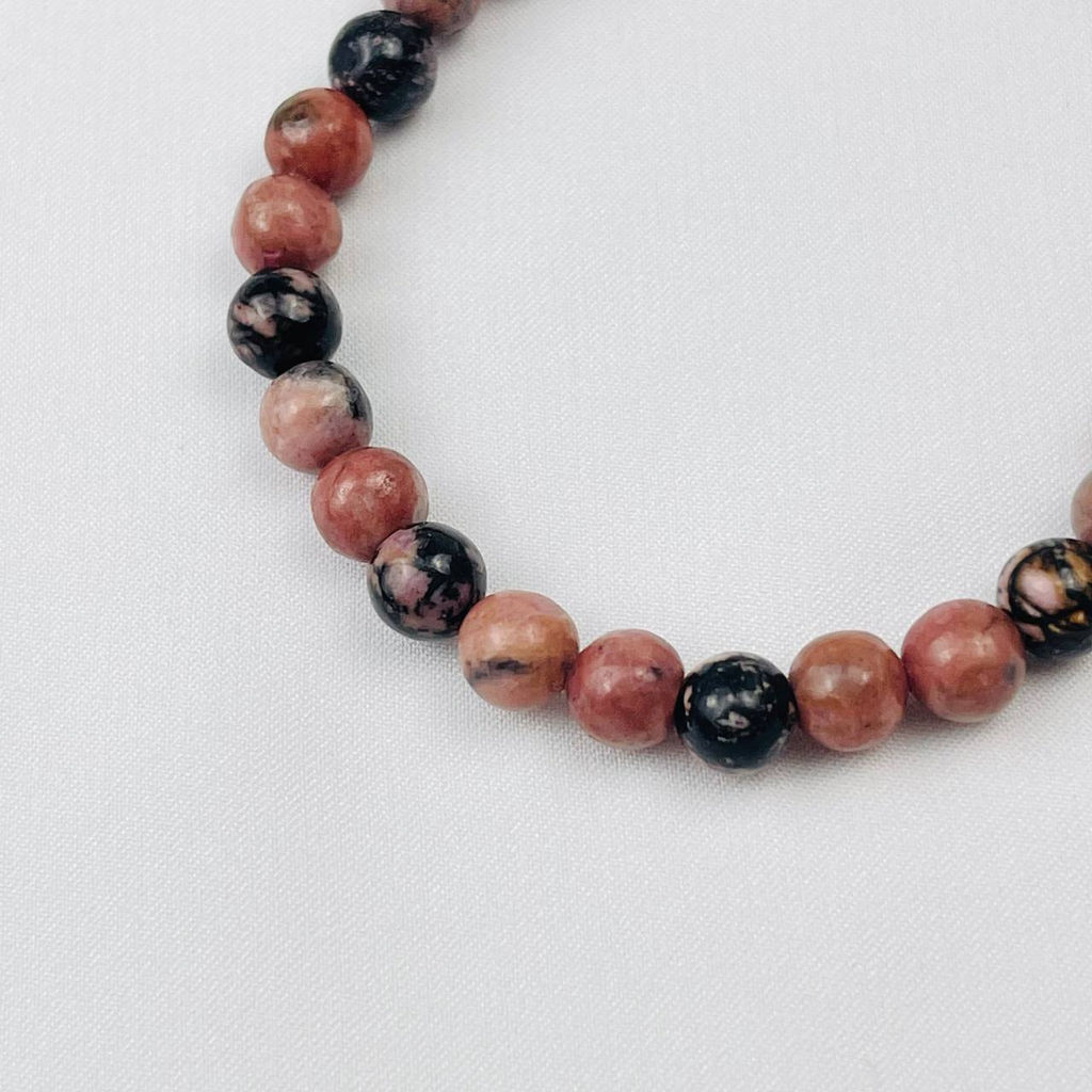 Браслет из Родонита - Радуга самоцветов фото 2