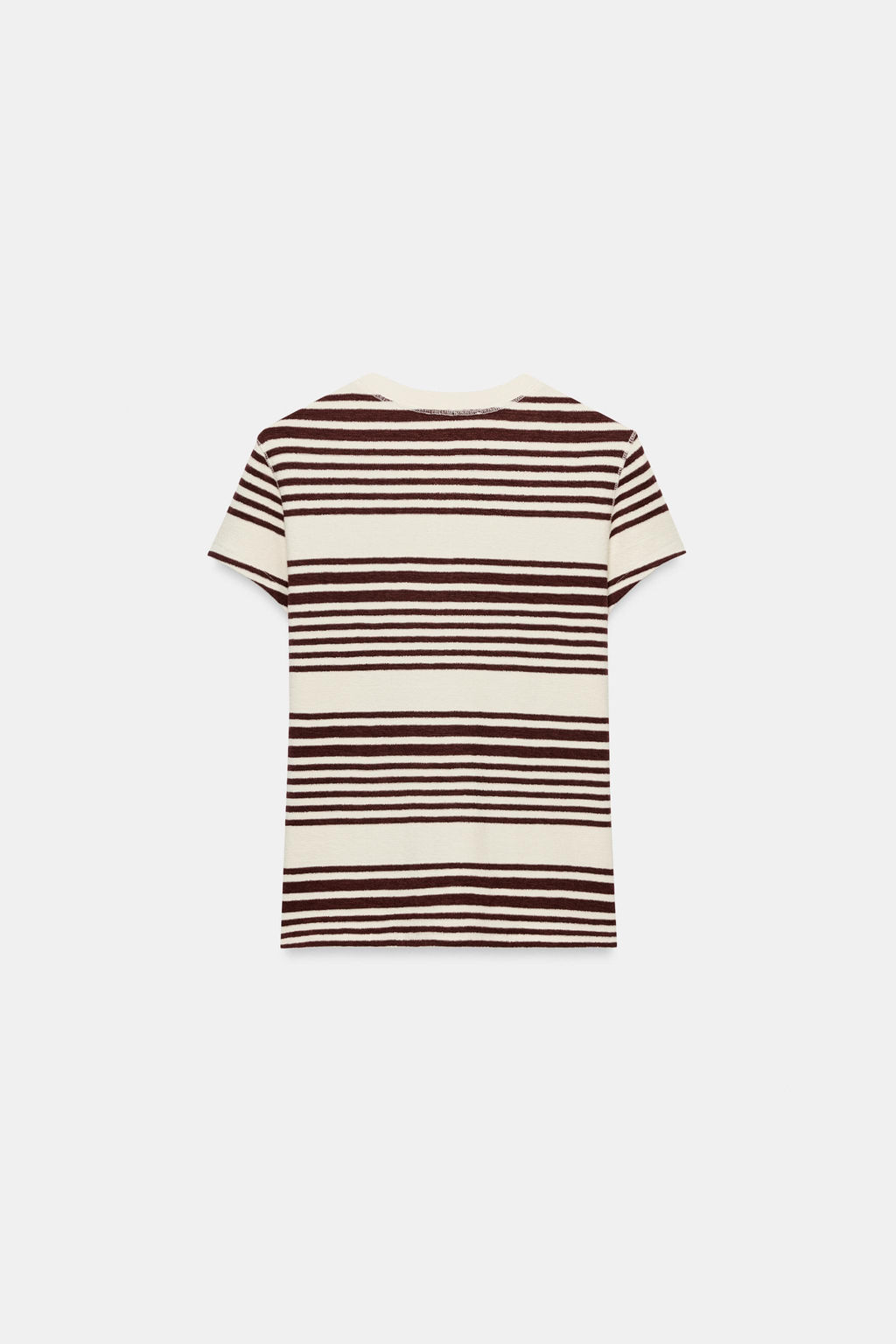 CAMISETA CUELLO PANADERO RAYAS / Rayas