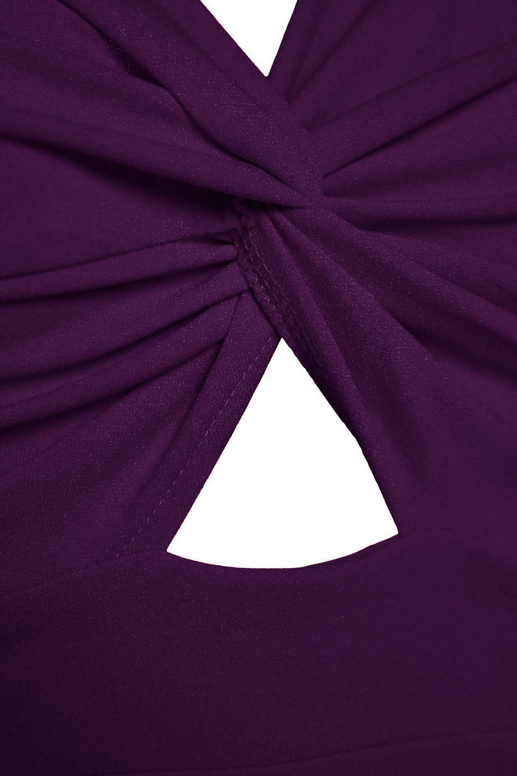 TRENDYOLMILLA Siyah Krep Vucuda Oturan Ask?l? Cut Out Detayl? Volanl? Kalp Yaka Mini Orme Elbise TWOSS23EL02097  фото 14