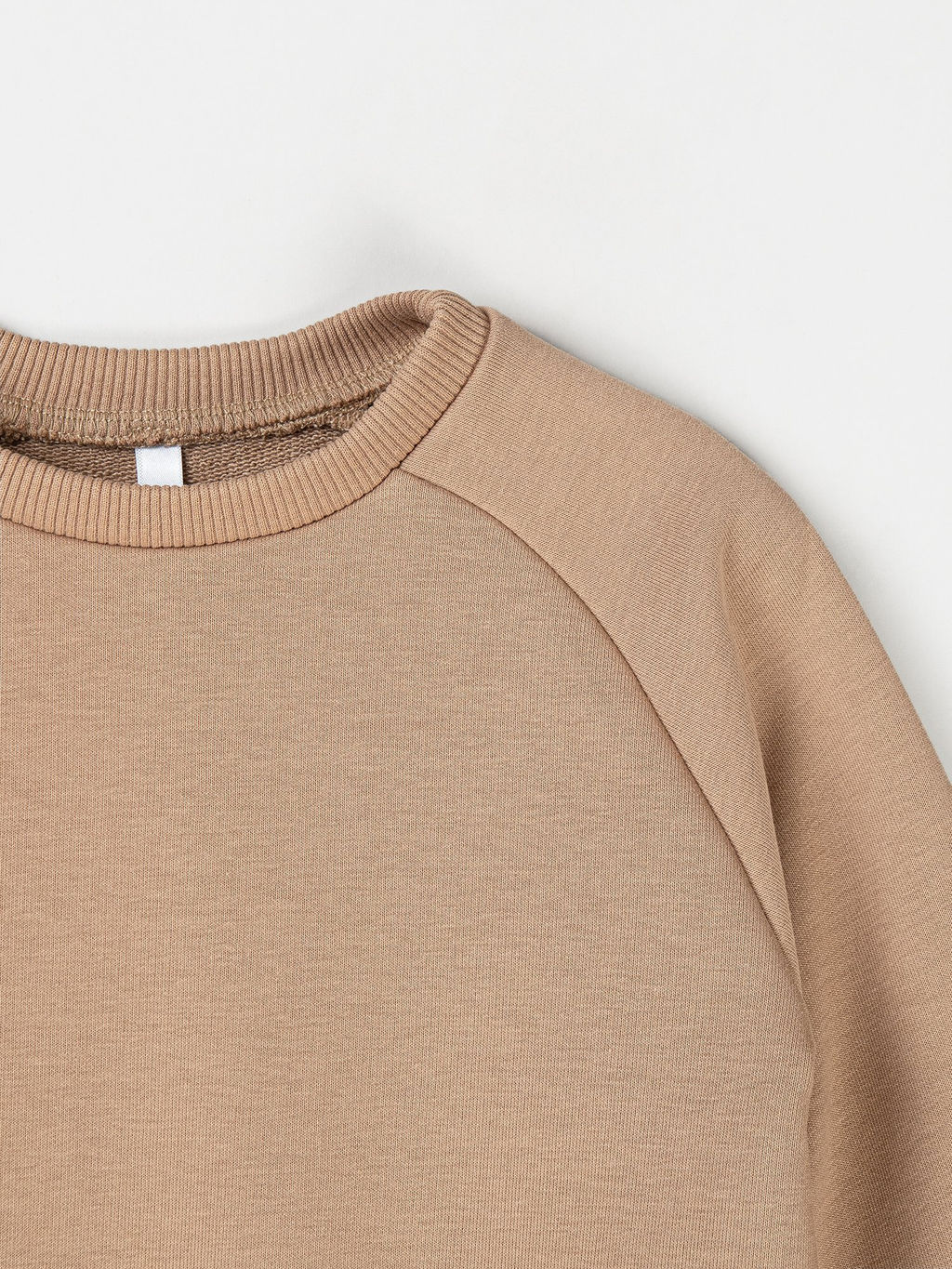 Свитшот Песок с вышивкой утепленный без начеса - Bungly фото 3