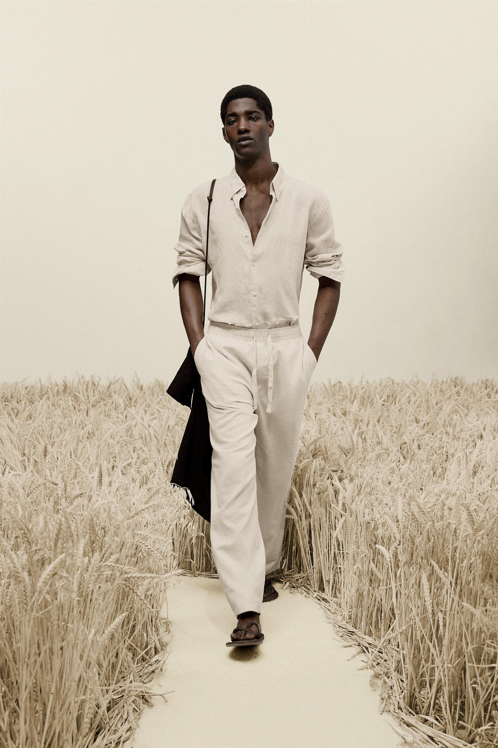 100% LINEN REGULAR FIT SHIRT - Zara фото 10