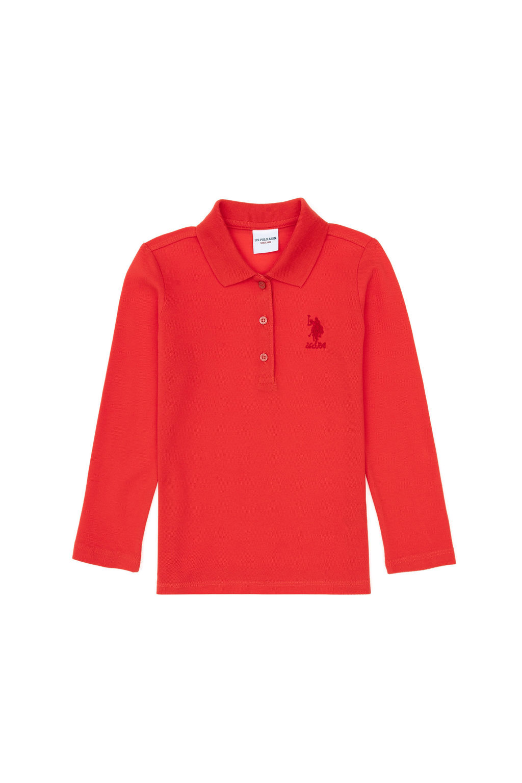 K_z _ocuk K_rm_z_ Polo Yaka Basic Sweatshirt Sepette S_rpriz _ndirim - U.s. polo assn фото 10