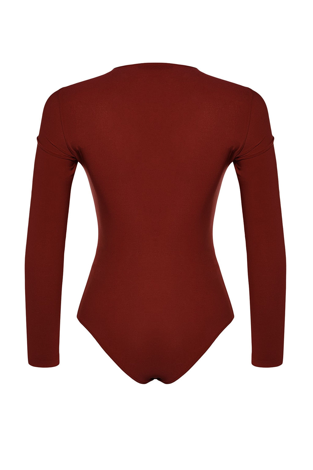 TRENDYOLMILLA Siyah Cut Out ve Buzgu Detayl? Fitted/Vucuda Oturan Esnek C?tc?tl? Orme Body TWOAW22BD0047  фото 7