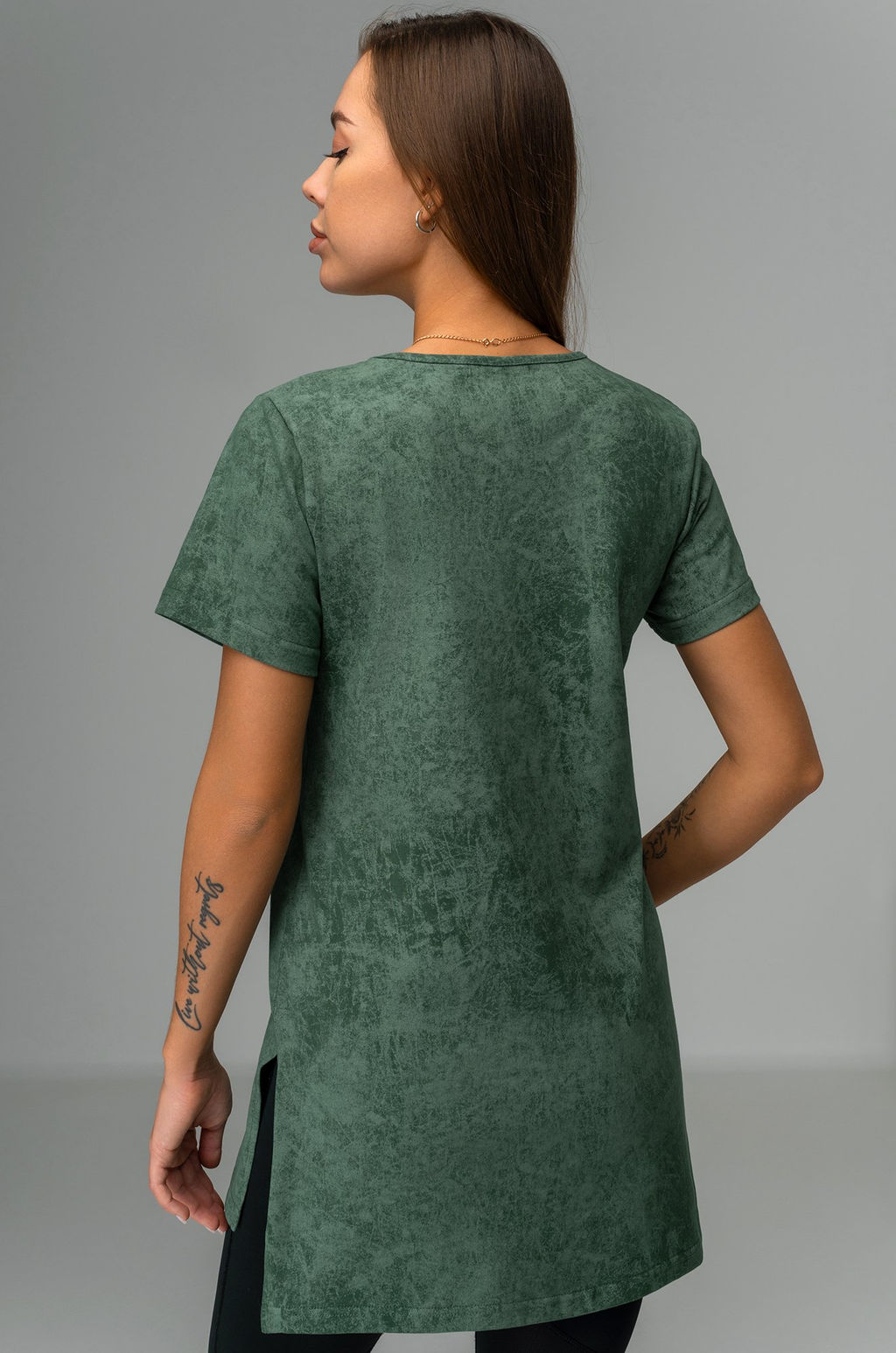 Удлиненная женская футболка с разрезами Happyfox - Happy fox фото 5