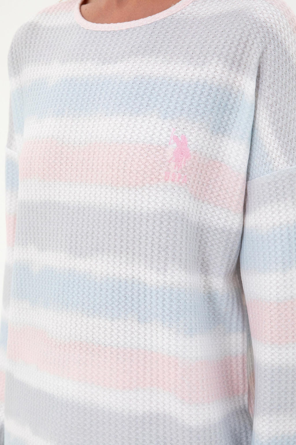 Женский пижамный комплект песочного цвета Неожиданная скидка в корзине - U.s. polo assn фото 6