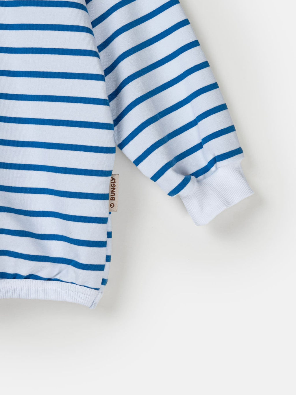 Свитшот облегченный Полоска Василек - Bungly фото 4