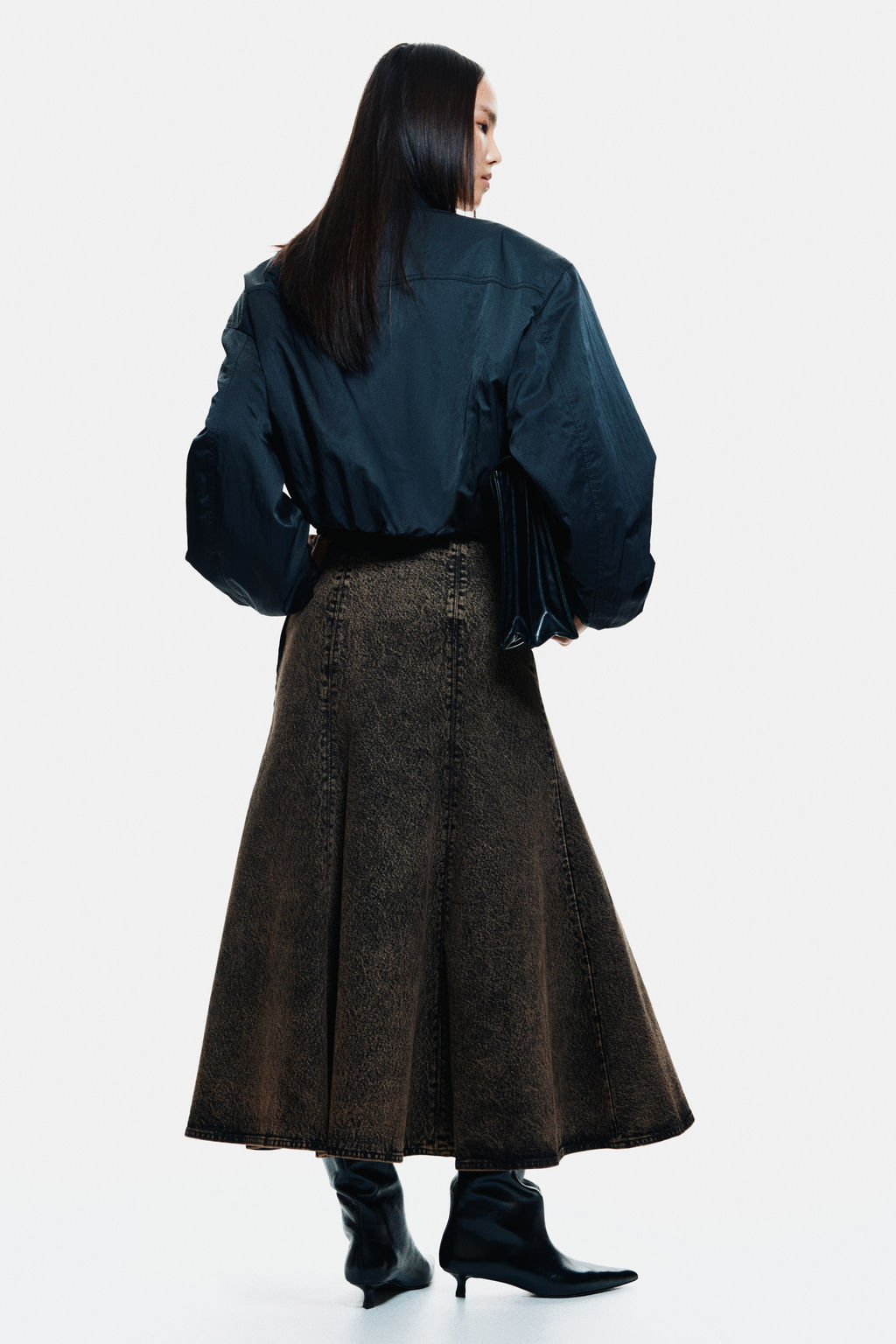 Falda denim con vuelo - H&m фото 5