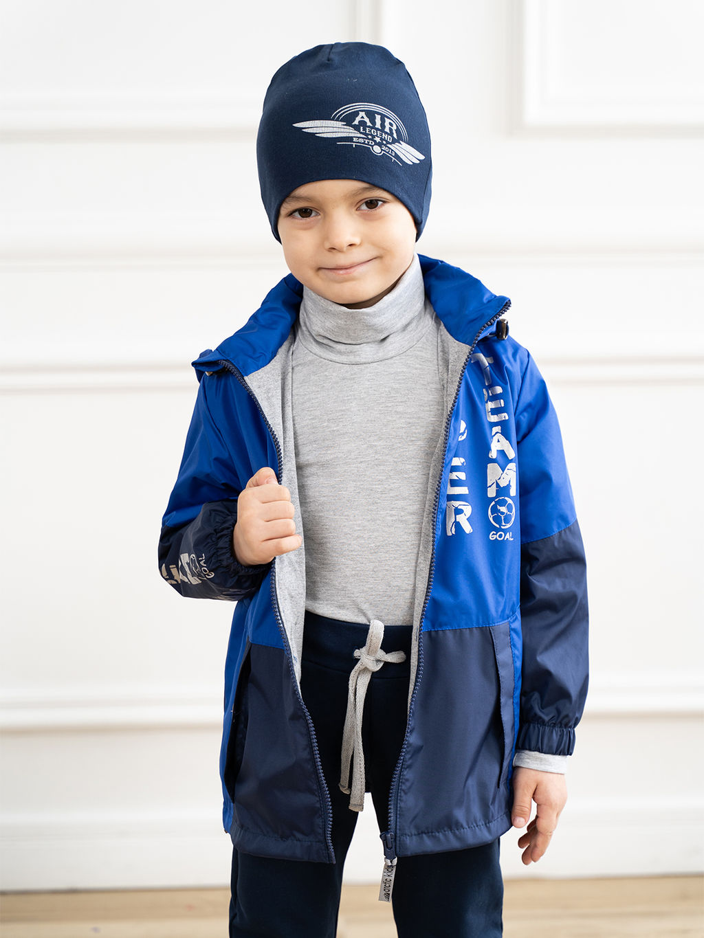 Ветровка детская синийголубой