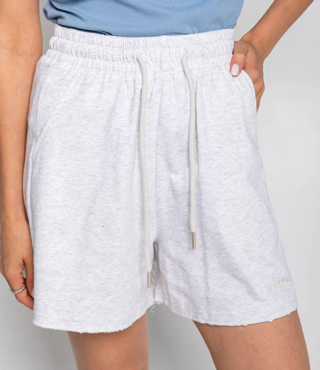 Шорты #КТ302 (6), светло-серый меланж