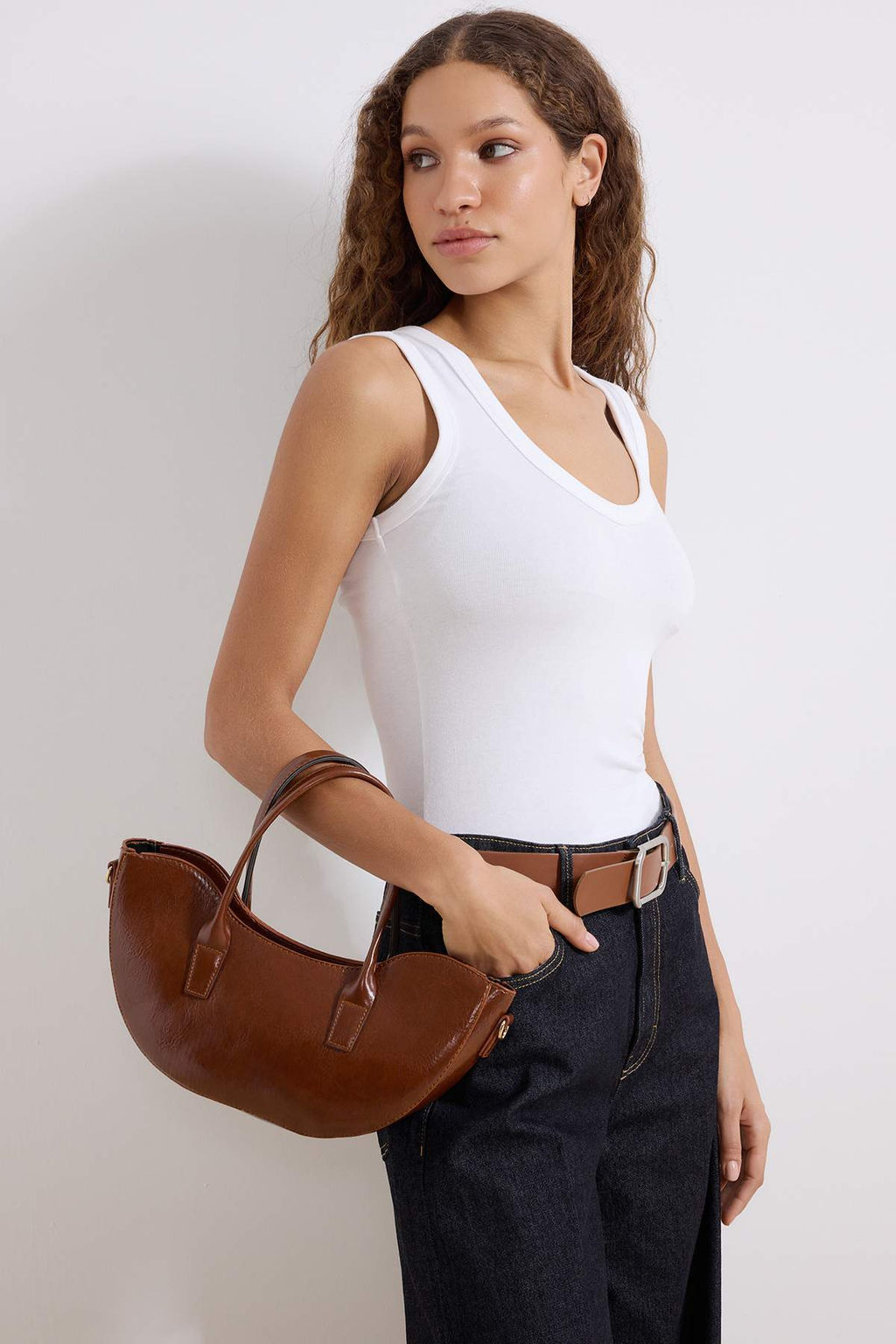 Kiremit Kad?n Mini Boy Omuz Cantas? TAKSS26OC00030