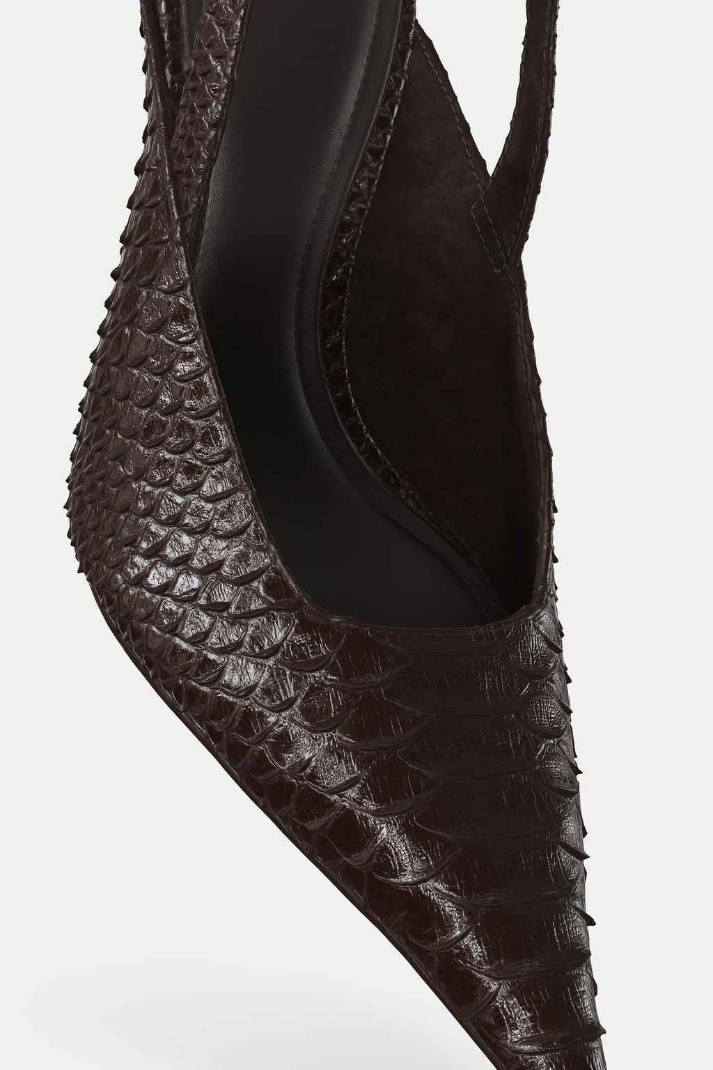 EMBOSSED SLINGBACK SHOES - Zara фото 6