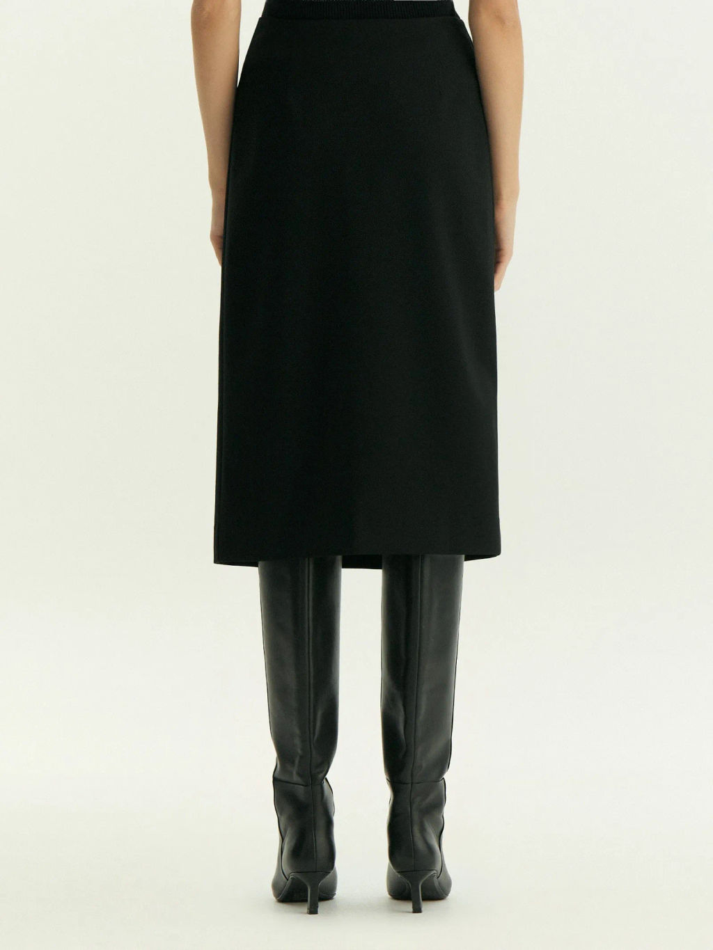 Юбка-карандаш миди на запах, S1074/monk - Emka фото 4