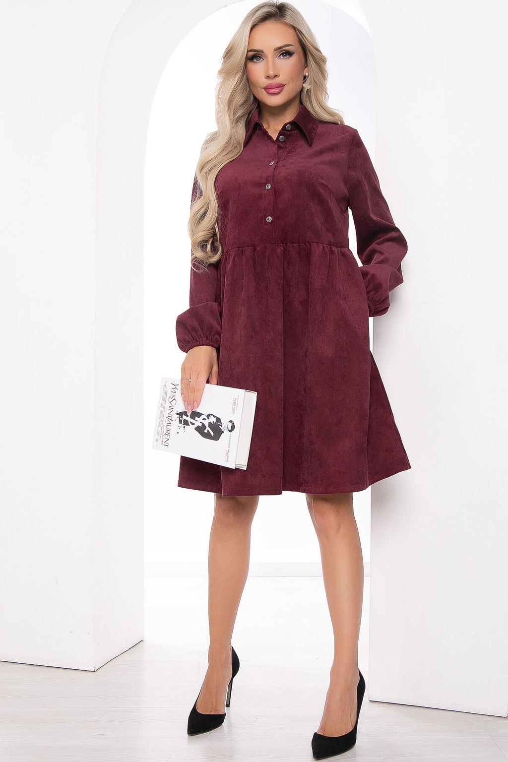 Платье Андреа (бордо) П8295 - Lt collection фото 6