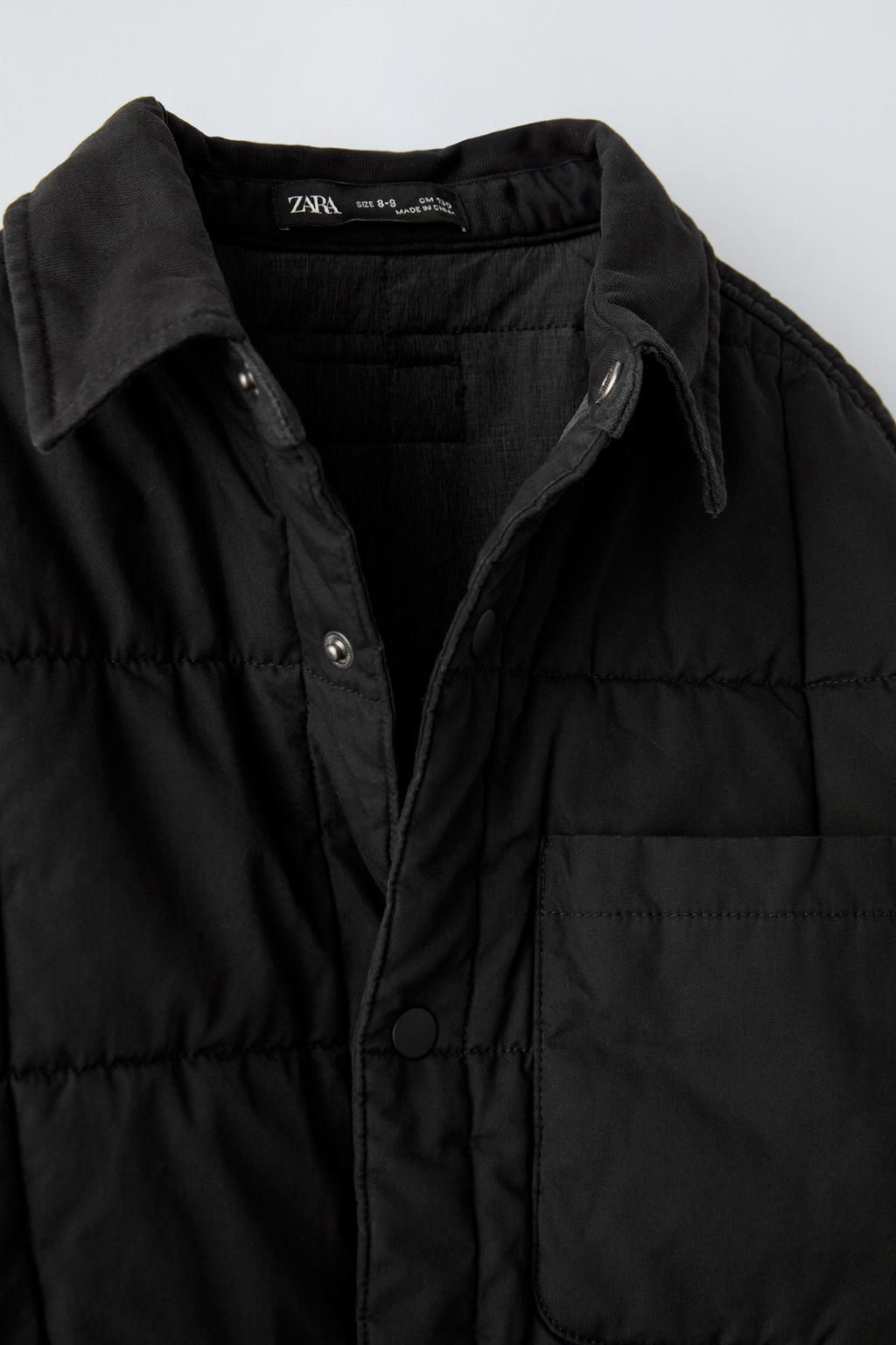 QUILTED OVERSHIRT - Zara фото 3