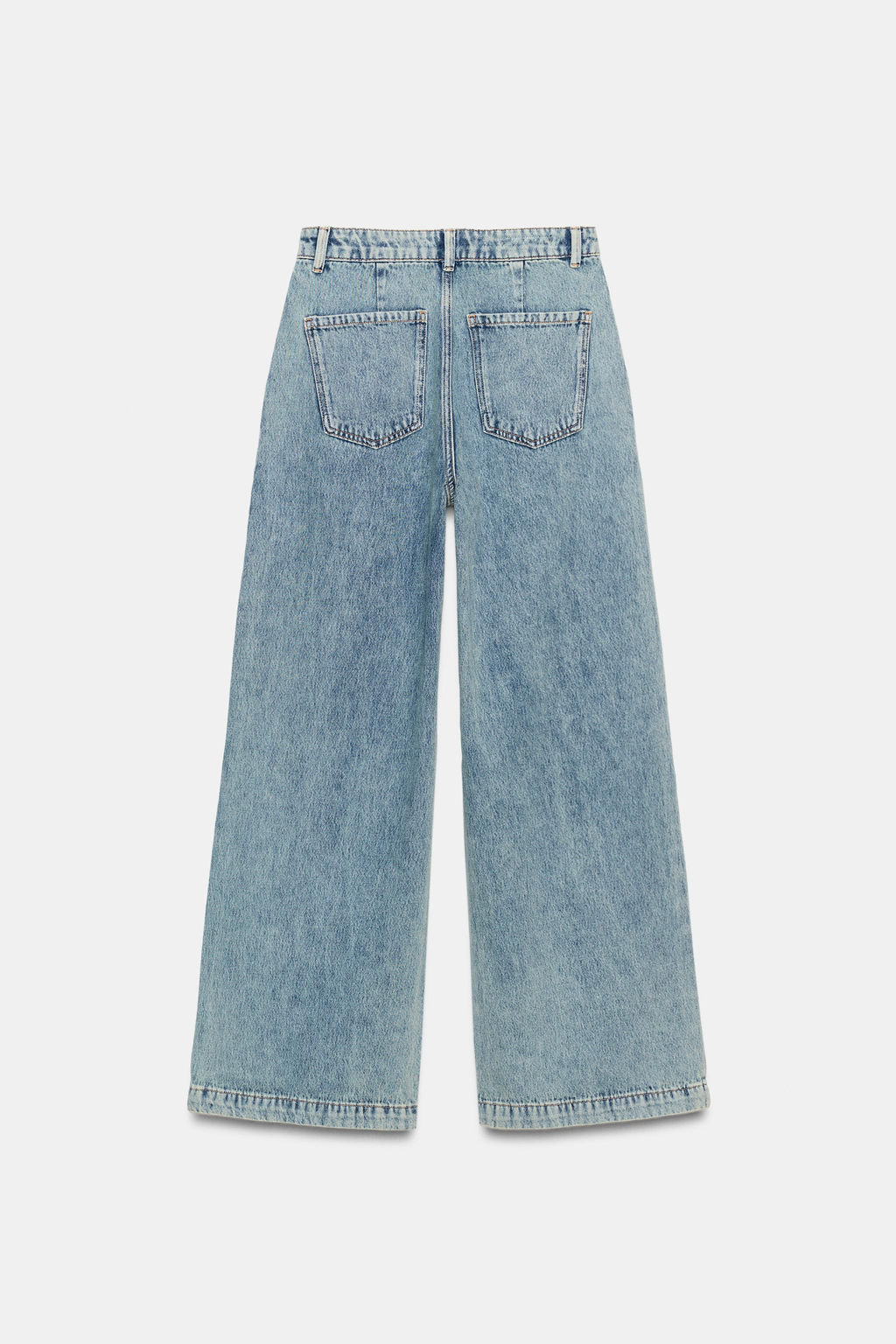 JEANS Z1975 WIDE LEG PINZAS / Azul claro - Zara фото 8