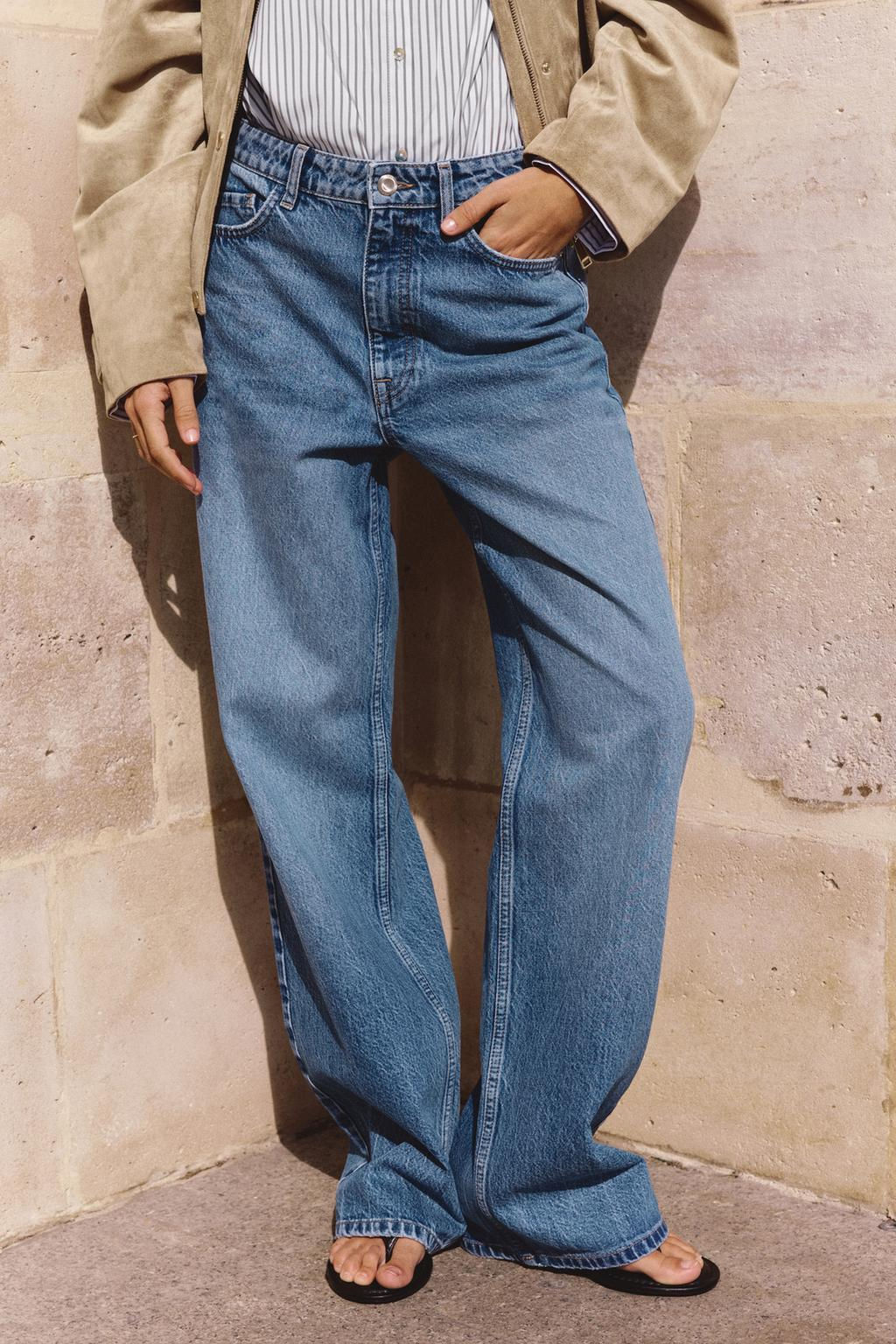 JEANS Z1975 STRAIGHT HIGH-WAIST FULL LENGTH - Zara фото 2