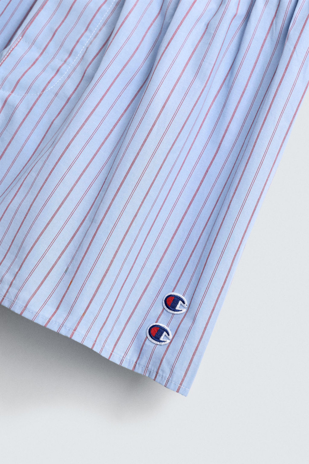 CHAMPION ® X ZARA POPLIN BOXER SHORTS  фото 10