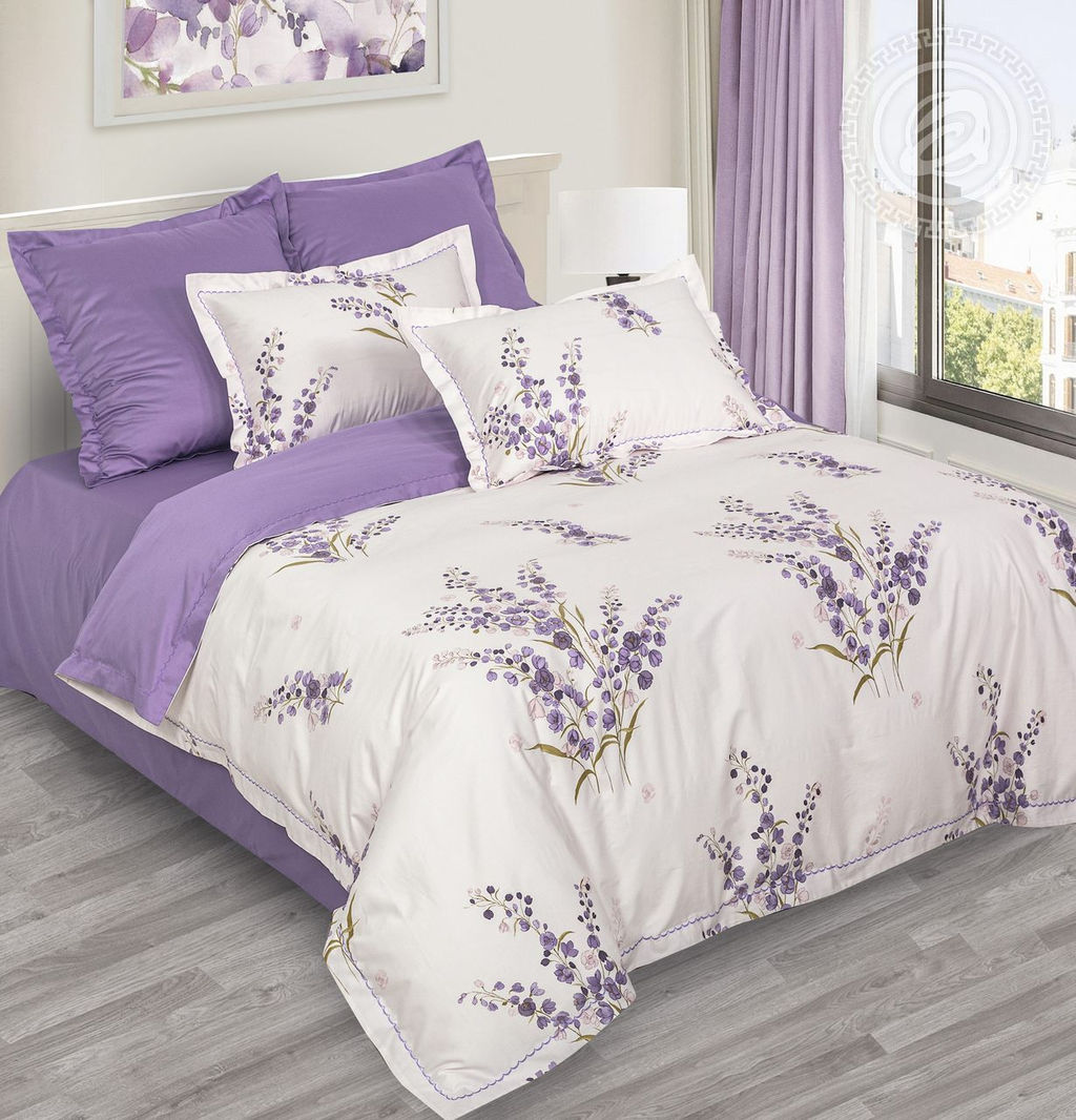 Постельное белье Пьера (мако-сатин) 2 сп. с Евро/Пододеяльник (молния, ушки): 1 шт.- 215*175; Простыня: 1 шт.- 240*240; Наволочка (молния, ушки): 2 шт.- 70*70; Наволочка (молния, ушки): 2 шт.- 50*70 Мако - сатин