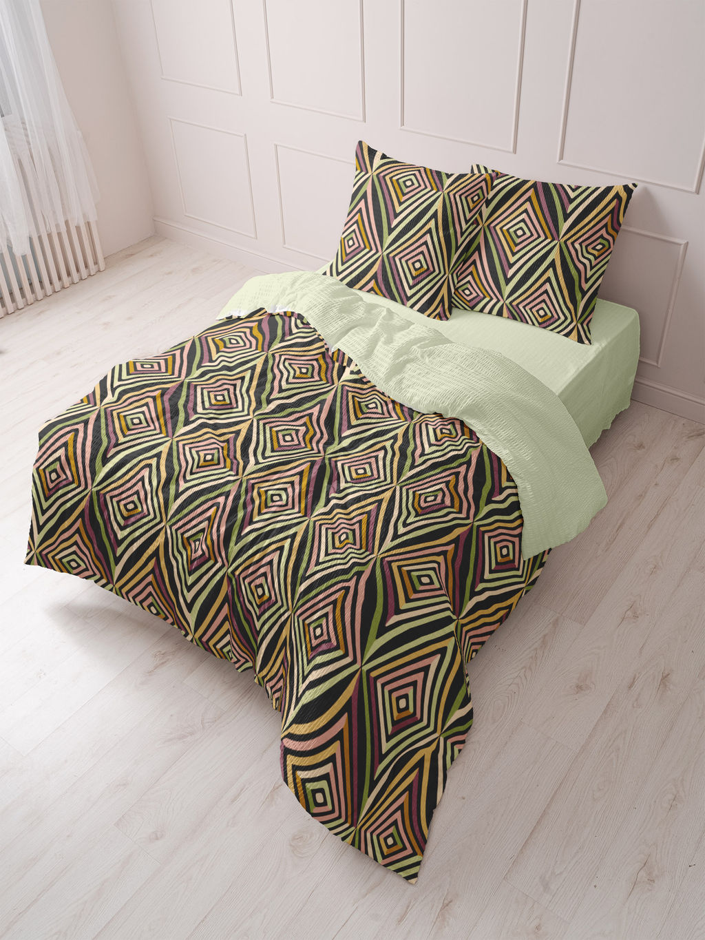 КПБ Мастерская снов Гофре 21666-1/Евро - Шуйские ситцы фото 3