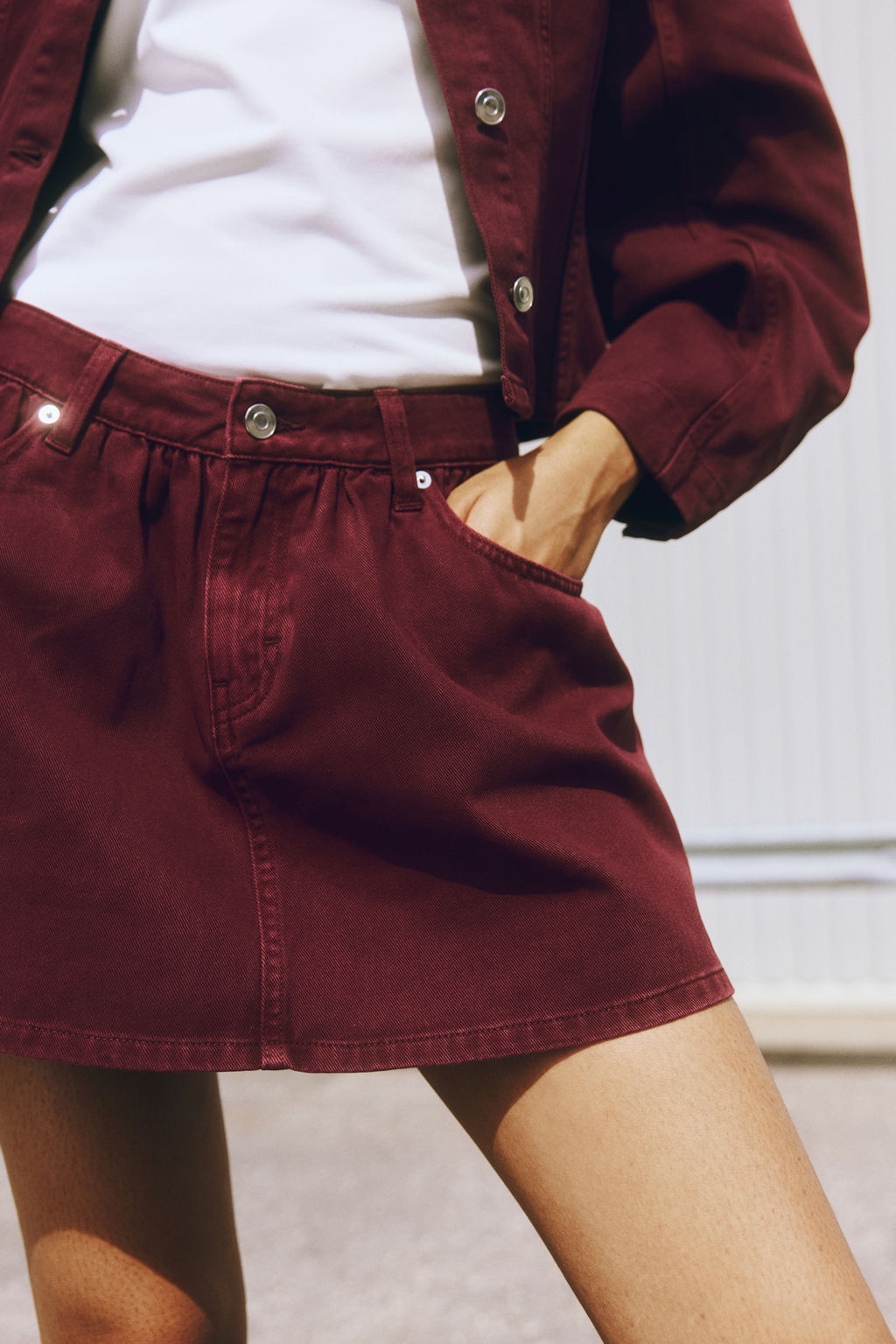 Minifalda en denim - H&m фото 8